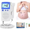 01 Fetal Doppler Household Ultrasound Pregnancy Baby Heart Rate Monitor No Radiation