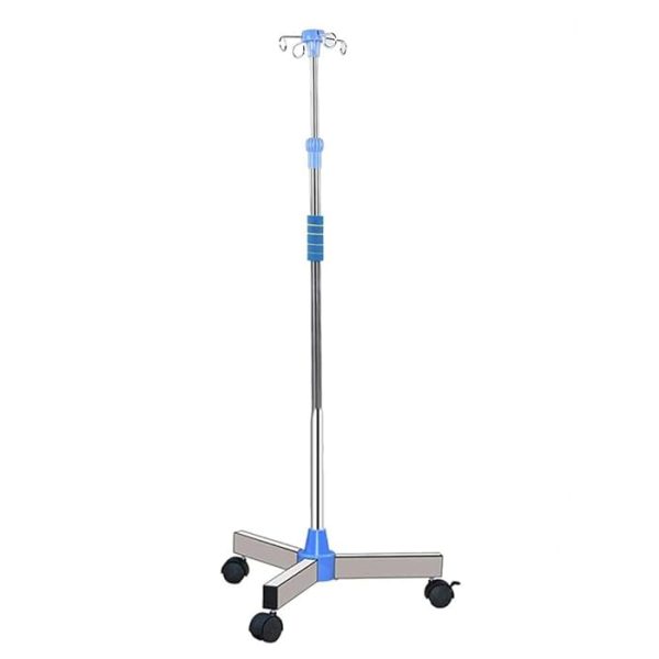 Hospital Medical Adjustable Mobile Infusion Stand IV Pole Drip Stand ...