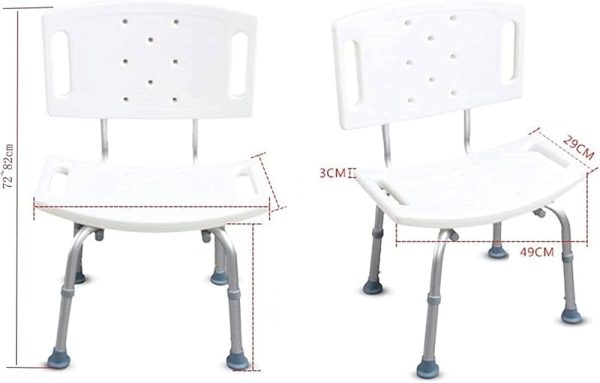 51WlE9ukeOL._AC_UF1000,1000_QL80_ Adjustable Heights Portable Shower Chair Seat