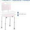 51f0XF6b-KL._AC_UF350,350_QL80_ Adjustable Heights Portable Shower Chair Seat