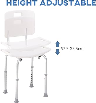51f0XF6b-KL._AC_UF350,350_QL80_ Adjustable Heights Portable Shower Chair Seat