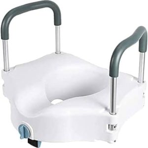 TOILET SEAT RAISER WITH ARMREST