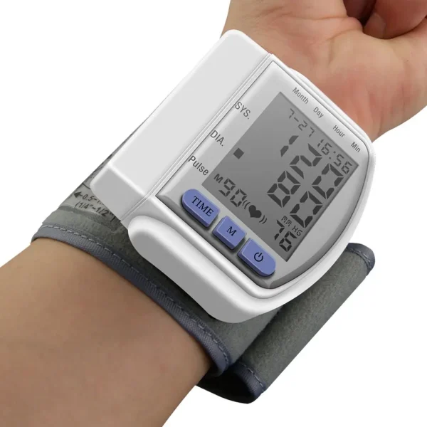 Automatic Wrist Watch Blood Pressure Monitor