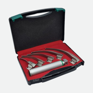 McINTOSH-Laryngoscope-Battery-Operated-Fiber-Optic-Web Macintosh Laryngoscope Set 5 Blades Diagnostic Examination Conventional