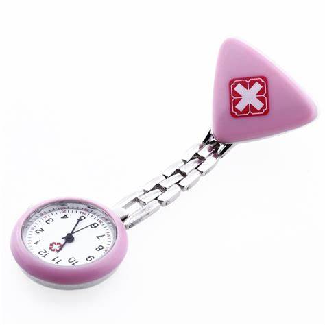 OIP (1) Portable Nurse Watches with Clip Red Cross Brooch Pendant Pocket ...