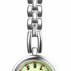 Metallic Pin-on Nurse Watch - D Link - Gold with Luminous Dial ...