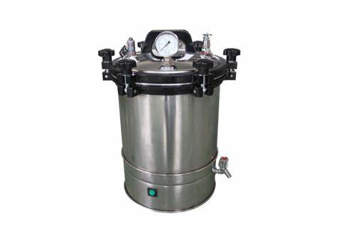 OIP (2) 24L Portable Stainless Steel High Pressure Steam Sterilizer Autoclave ...