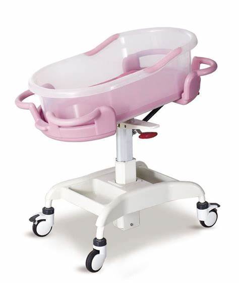 OIP (2) Hospital Baby Bassinet with Storage Unit