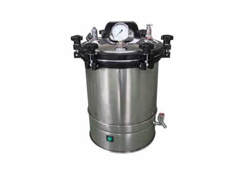 OIP (3) 24L Portable Stainless Steel High Pressure Steam Sterilizer Autoclave ...