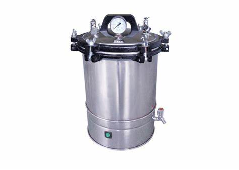OIP (4) 24L Portable Stainless Steel High Pressure Steam Sterilizer Autoclave ...
