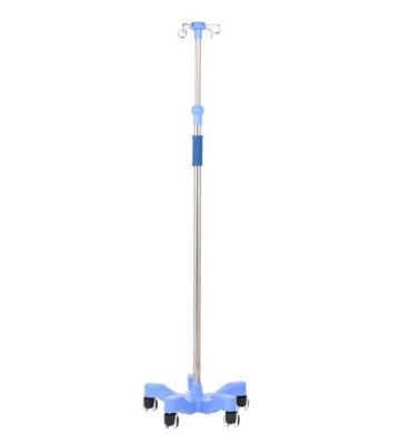 Hospital Medical Adjustable Mobile Infusion Stand IV Pole Drip Stand ...