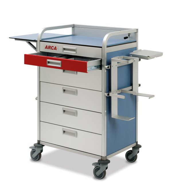 Mobile Emergency Medical Hospital Trolley Cart Drug Delivery Medication ...