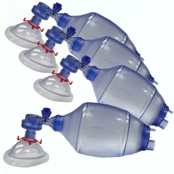 Training-Bag-Valve-Mask-BVM-Adult-Child-4-Pack Silicon Ambu Bag Suitable For: Adult And Children Patients. at Best ..