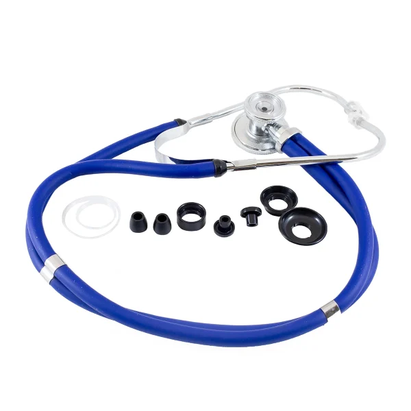 a Premium Royal Blue Stethoscopes Double Tube
