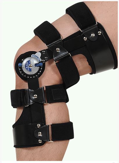 a Buy Medical Grade OP Knee Brace Belt Adjustable Hinged Knee Leg Brace ...