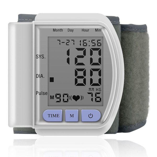 Automatic Wrist Watch Blood Pressure Monitor