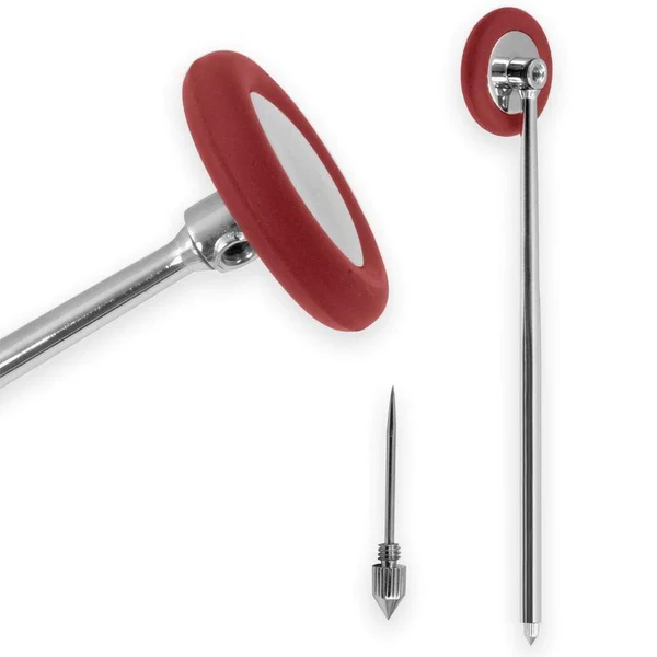 Medical diagnostic reflex hammer-red