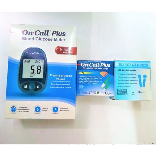 On Call Plus GLUCOMETER FULL KIT