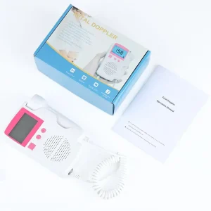 Fetal Doppler To Listen Angel’s Heartbeat Monitor for Pregnancy Pink Fetal Doppler