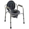Commode Chair With Plastic Armrests