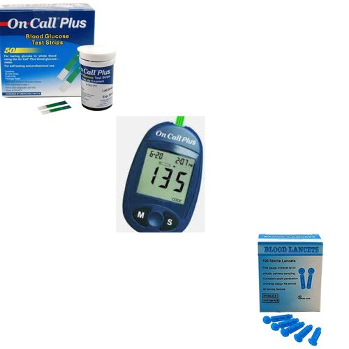 On Call Plus GLUCOMETER FULL KIT