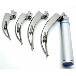 Laryngoscope set with Four LED Mac Blades Adult