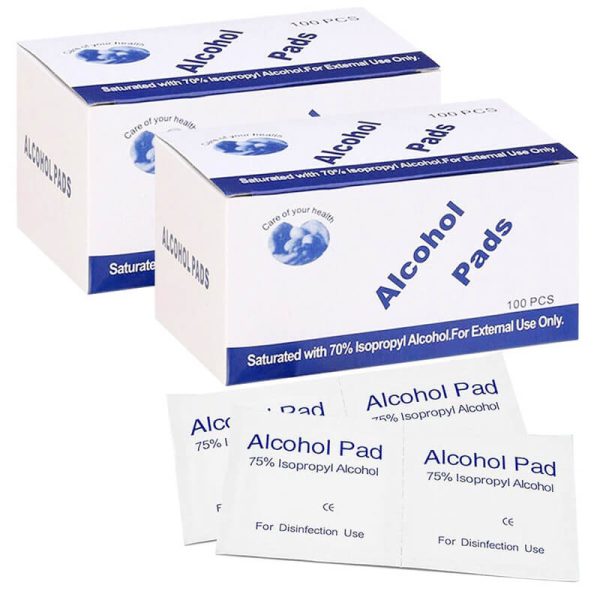 Alcohol Pad with 70% Isopropyl alcohol