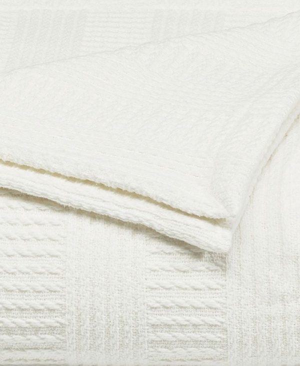 23430925_fpx Cotton Clinic Antibacterial 100% Cotton Cellular Blanket Double Bed ..