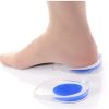 Supreme Silicone Gel Orthotic Insole Plantar Heel Support Cushion Pad