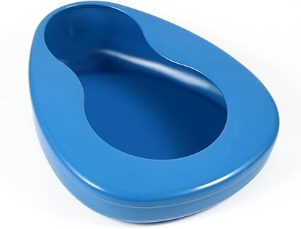 Blue Plastic Bedpan, For Patient. JOMEX MEDICAL SUPPLIES