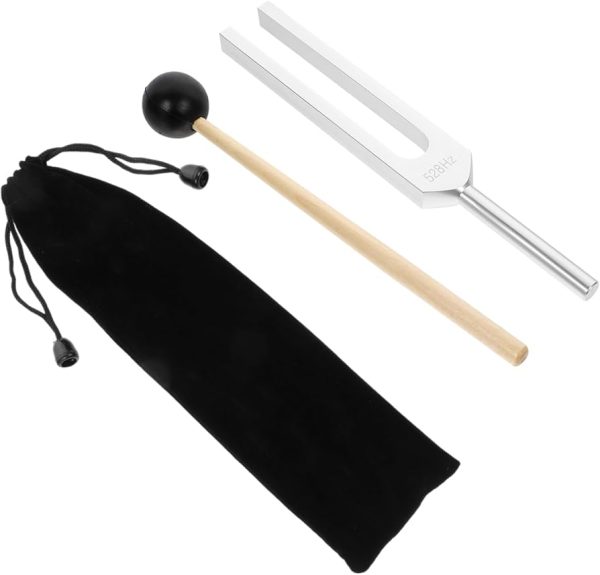 51NZewULtAL._AC_UF894,1000_QL80_ Tuning Fork, 512 Hz Tuning Fork With Silicone Hammer And Cleaning Cloth