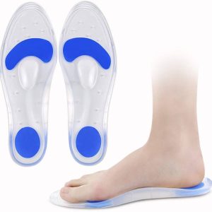 Silicone Insole Inserts for Metatarsal Pad Achill, Plantar Fasciitis Relief, Full Length Shoe Inserts