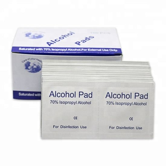 Alcohol Pad with 70% Isopropyl alcohol