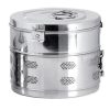 Stainless Steel Seamless Dressing Drum (12x9 Inches)