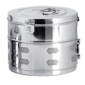 Stainless Steel Seamless Dressing Drum (12x9 Inches)