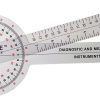 Goniomter Goniometers - 360 Degree Head 8-inch Arms Goniometer. Medium
