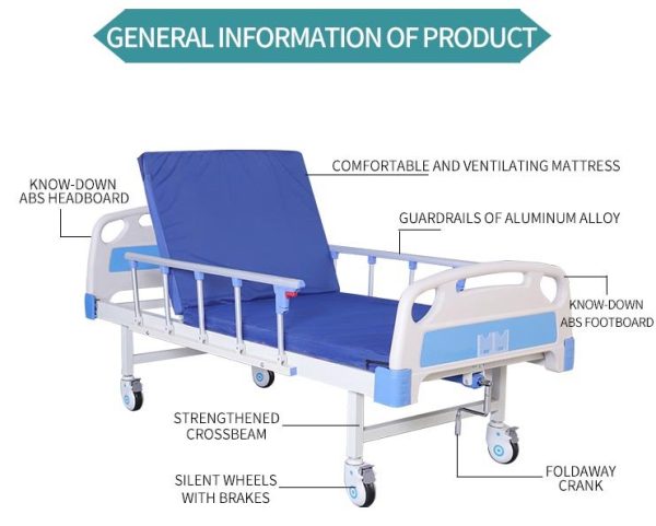 HTB17omub8GE3KVjSZFhq6AkaFXag Hospital Bed One Function Manual with Foam Mattress Economy