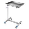 Medical-Stainless-Steel-Hospital-Surgery-Operating-Table-Trolley-with-Tray Medical Stainless Steel Hospital Surgery Operating Table Trolley with ...
