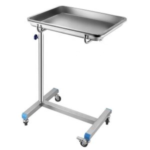 Medical-Stainless-Steel-Hospital-Surgery-Operating-Table-Trolley-with-Tray Medical Stainless Steel Hospital Surgery Operating Table Trolley with ...