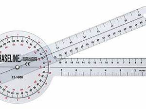 Goniometers - 360 Degree Head 8-inch Arms Goniometer. Medium