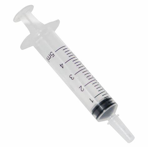 Disposable 5 mL Syringe without Needle - Luer Lok Tip at JOMEX MEDICALL SUPPLIES