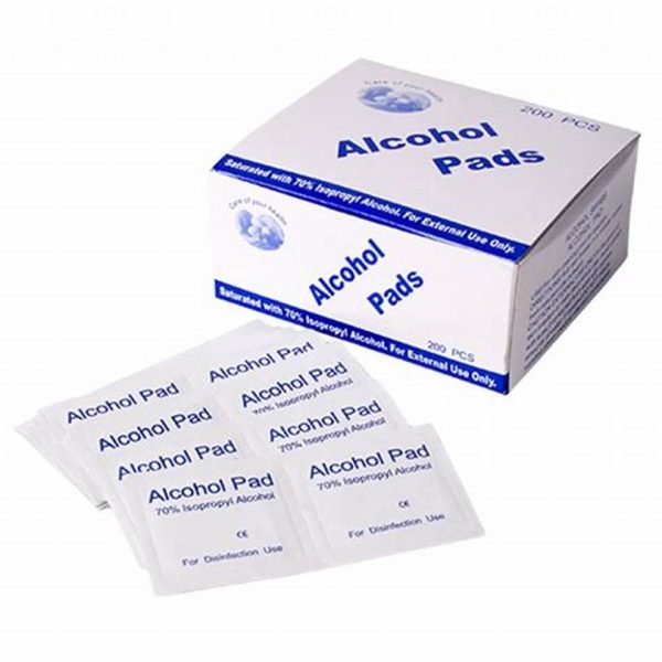 Alcohol Pad with 70% Isopropyl alcohol