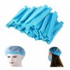 OIP Buy 100 X Disposable Hair Nets Blue Hair Net Non-Woven Surgical Caps ..