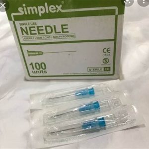 Simplex Needle 100pcs/box Disposable G18, G21, G23 at JOMEX MEDICALL SUPPLIES