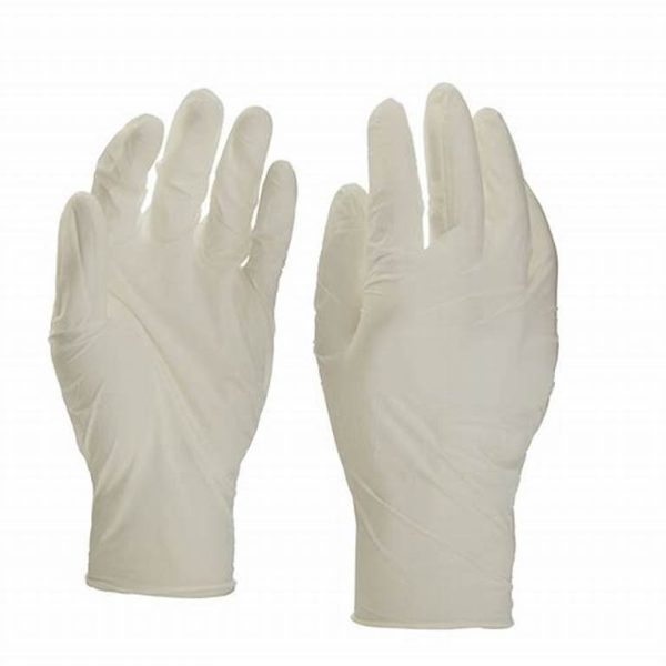 OIP White Disposable Sterile Latex Surgical Gloves Medical