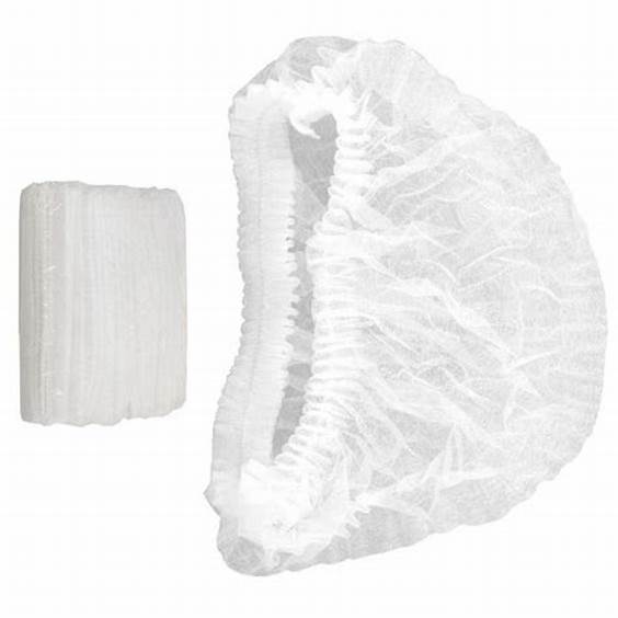 White Disposable Hair Net 100 Pack