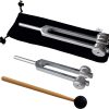 Pitch Fork Pitch Forks, Accurate Pitches Portable Durable Tuning Fork for Testing 128 HZ