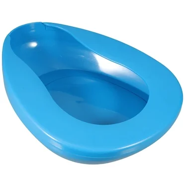 Blue Plastic Bedpan, For Patient. JOMEX MEDICAL SUPPLIES