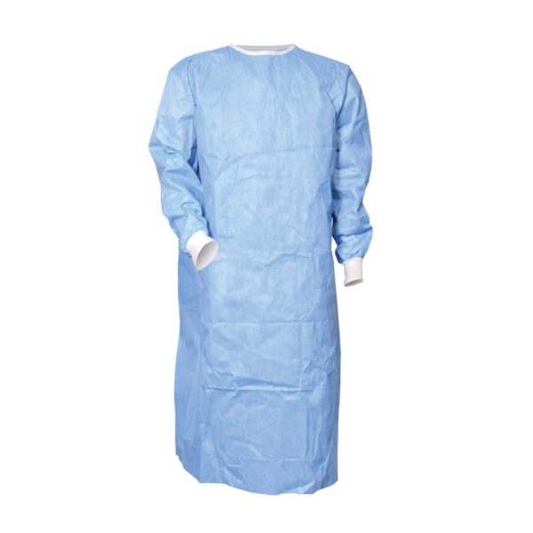 Disposable sterile surgical gown reinforced PE pack at JOMEX MEDICAL SUPPLIES