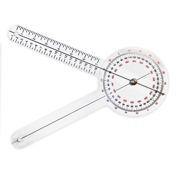 R Goniometer Larg - 360 Degree Head - 12-inch Arms. JOMEX MEDICAL SUPPLIES